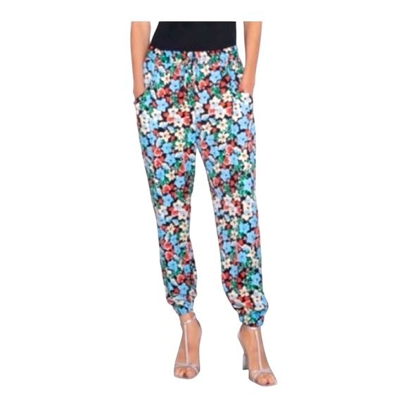 ZARA Woman Floral Print Jogger Pants | Size S | Boho Style - Picture 9 of 11